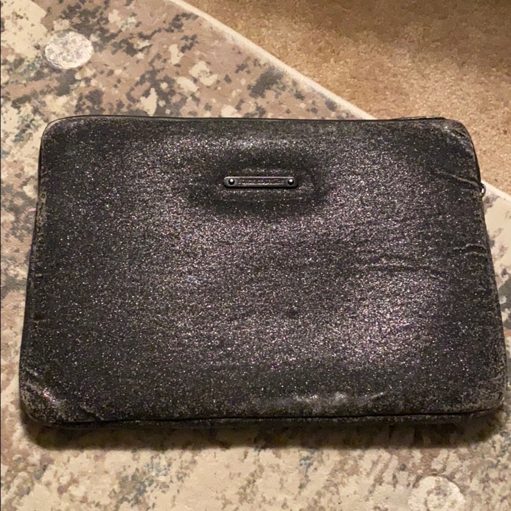 Juicy couture black glitter laptop case ‘13